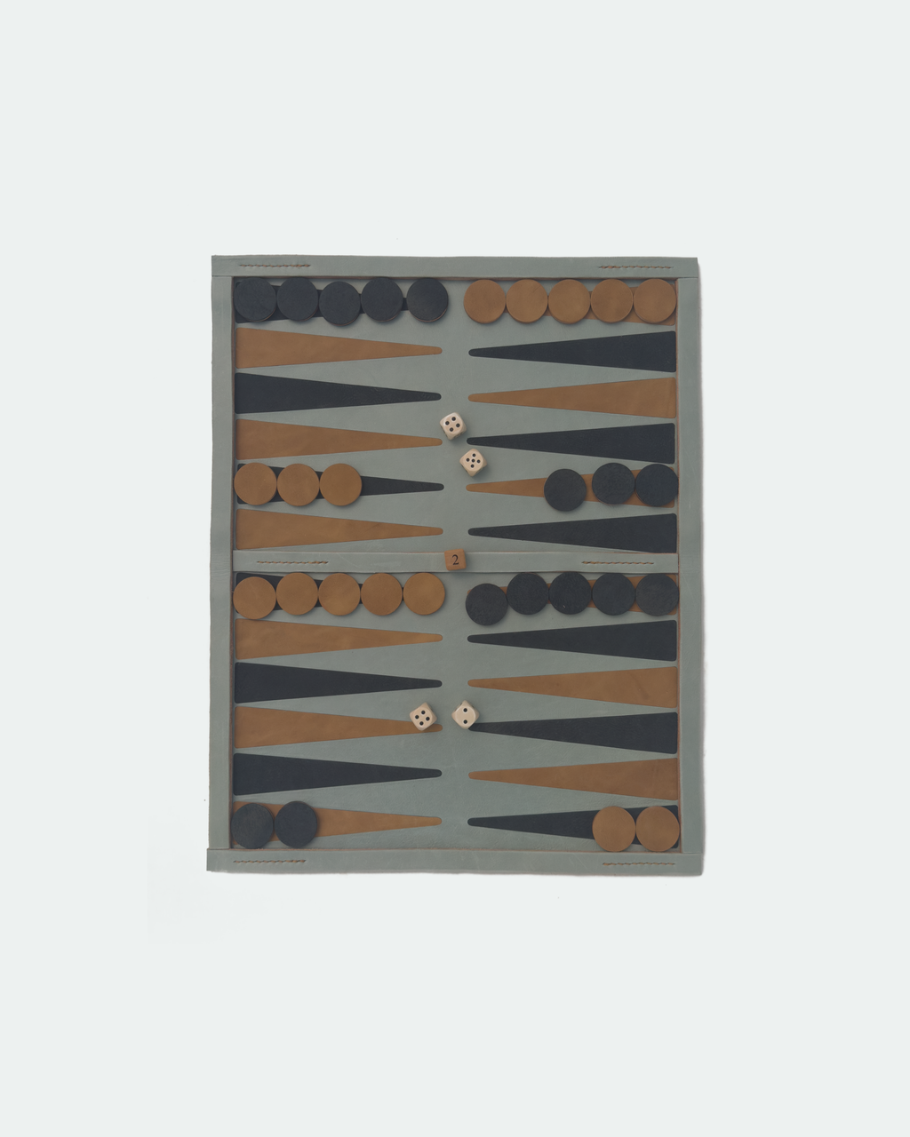 Minglewood Saddle Chrome Blue Tan Black