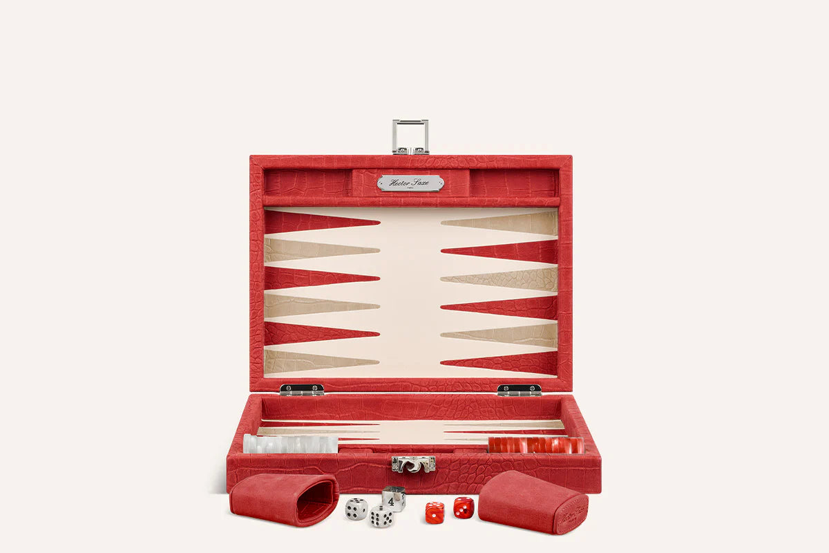 Hector Saxe 15" Red/Alligator