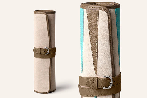 Hector Saxe Denim Blue Beige Travel