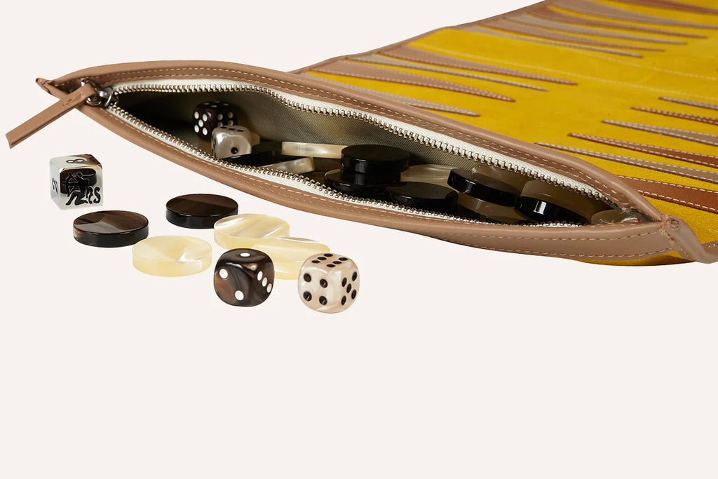 Hector Saxe Velvet Mustard Travel