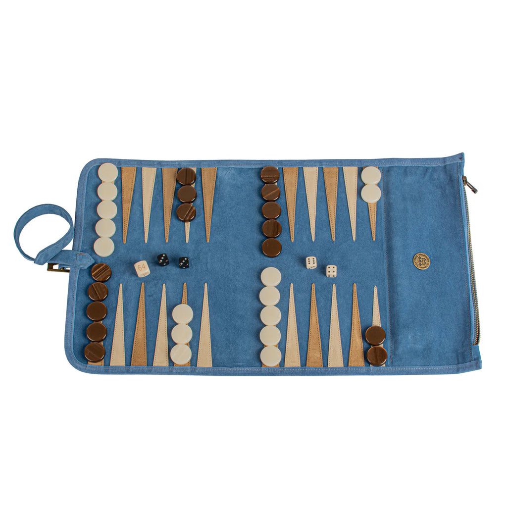Manopoulos Suede Roll Blue