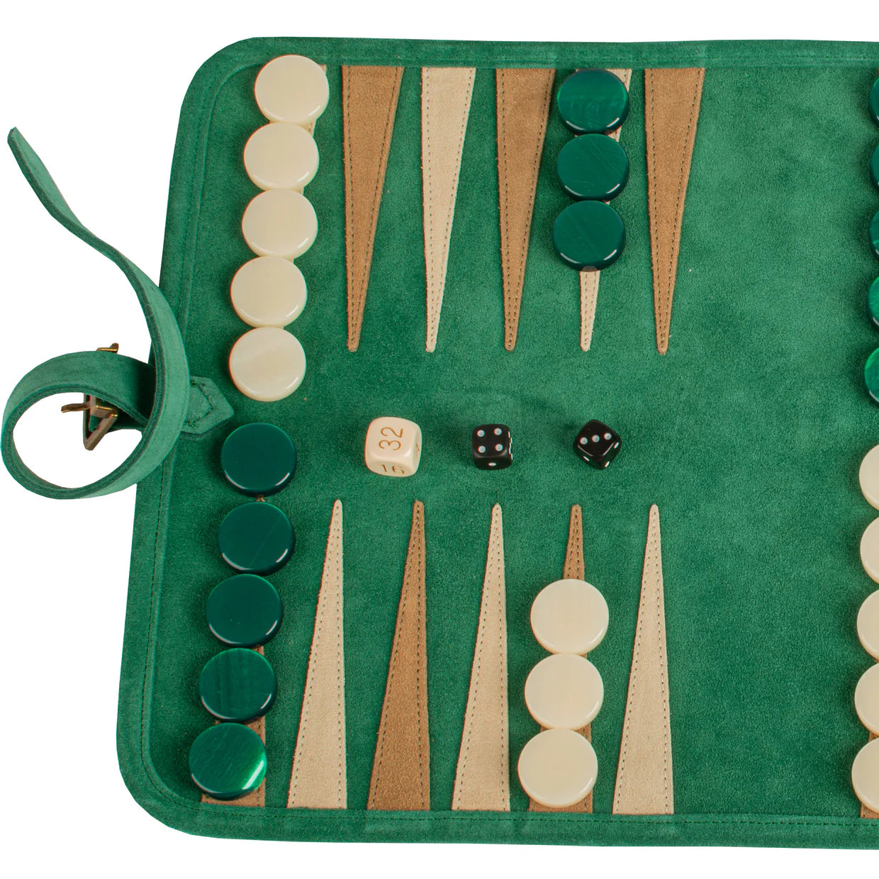 Manopoulos Suede Roll Green
