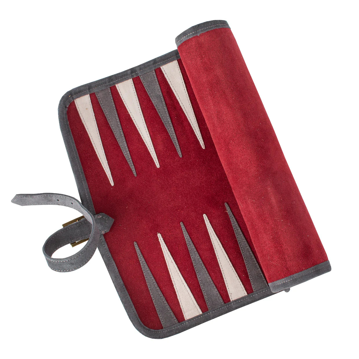 Manopoulos Suede Roll up Red