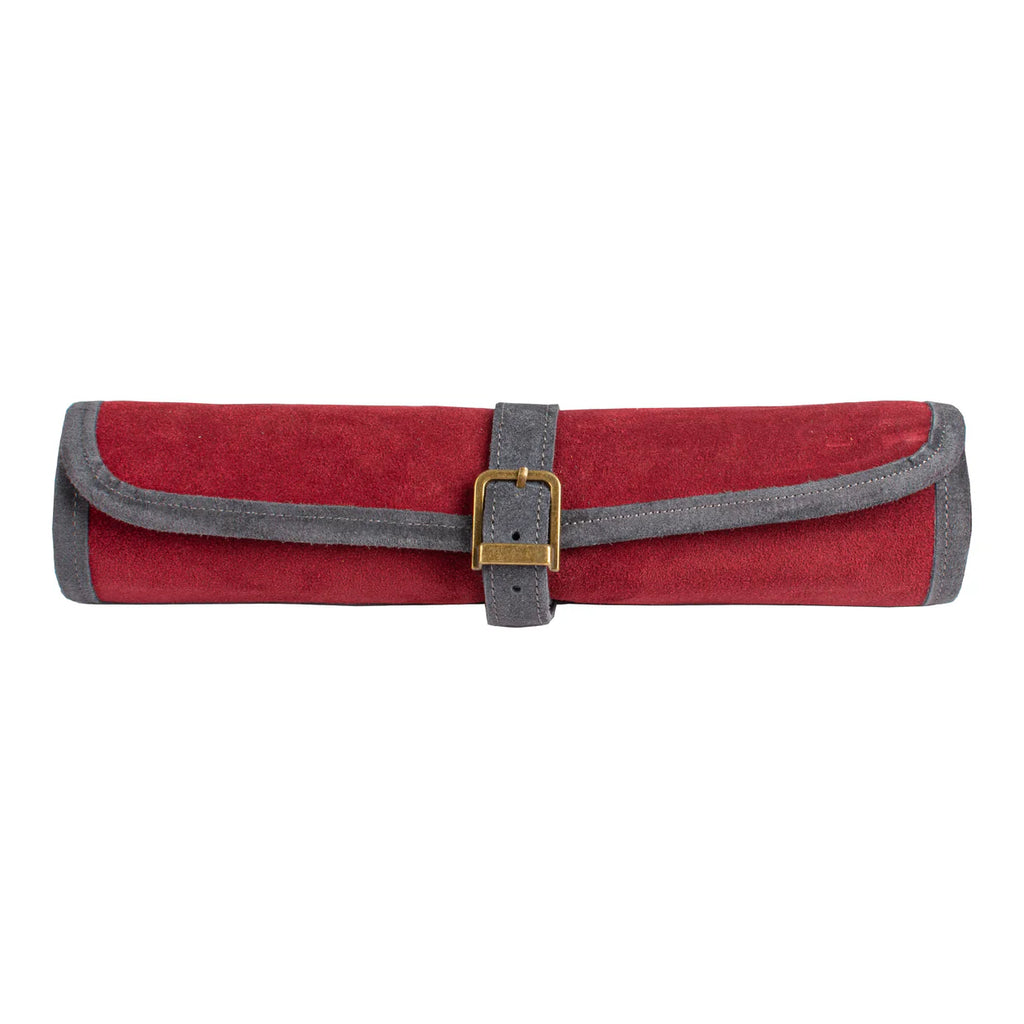 Manopoulos Suede Roll up Red