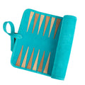 Manopoulos Suede Roll Turquoise