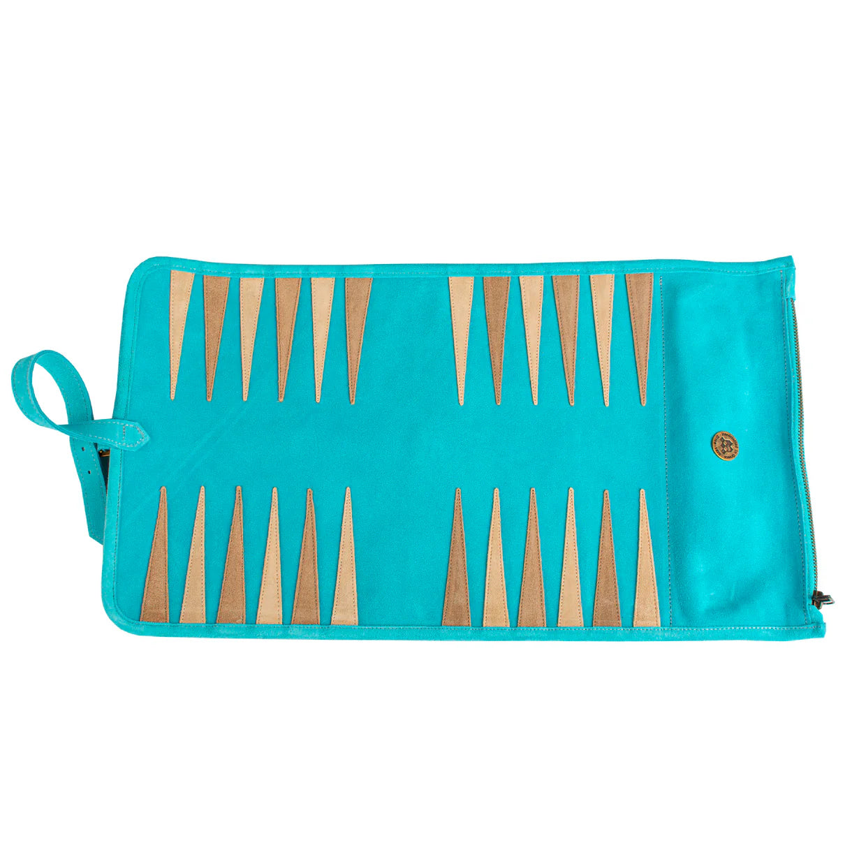 Manopoulos Suede Roll Turquoise