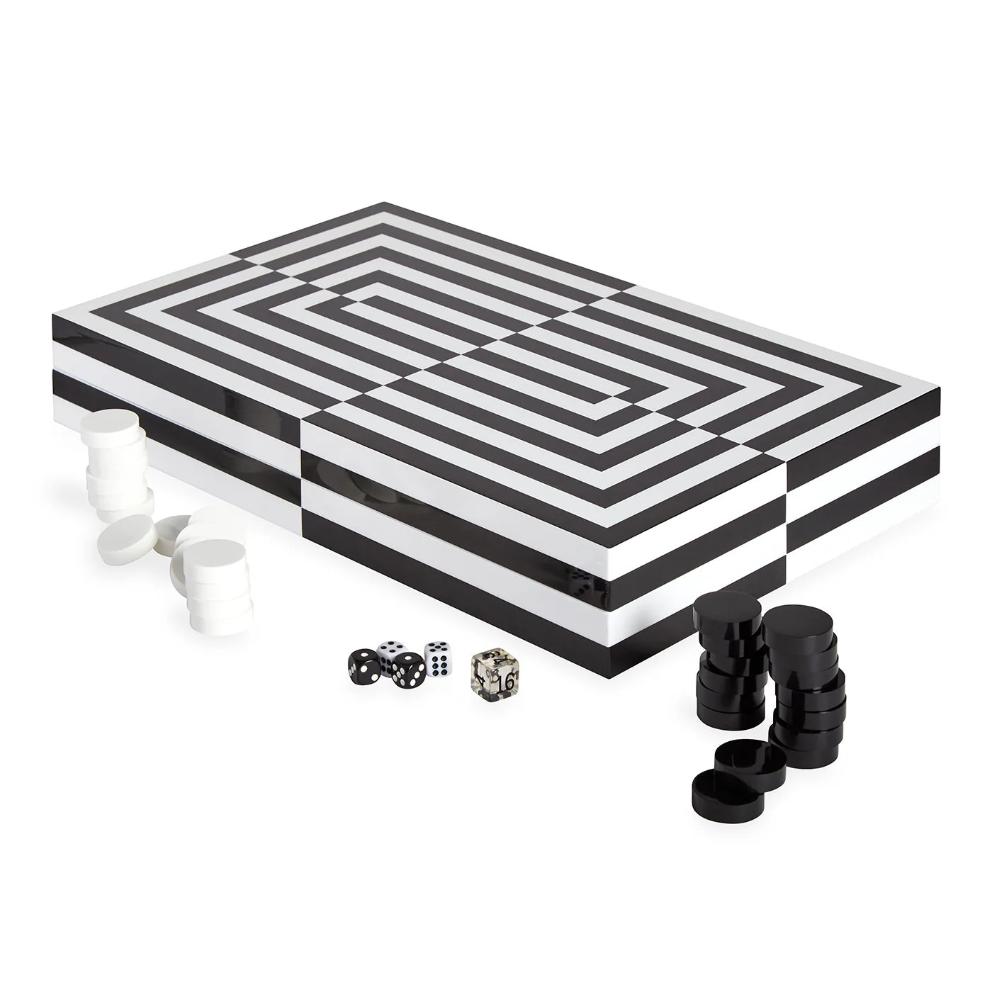Jonathan Adler Op Art Backgammon Board
